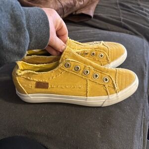 Blowfish Yellow slip ons